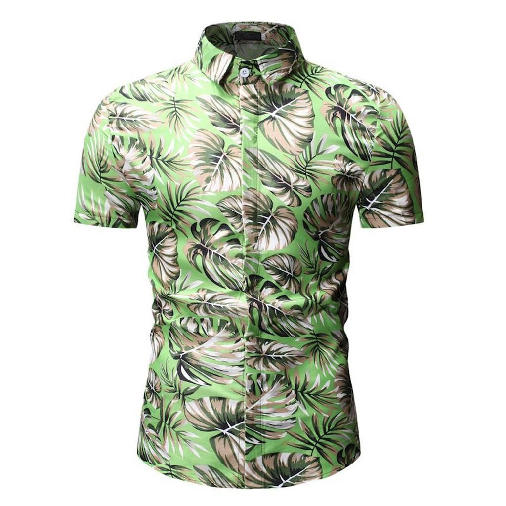 HAWAIIAN MENS SHIRT FLORAL ROCKABILLY SURF BEACH PARTY HOLIDAY STAG OUTFIT DANCE