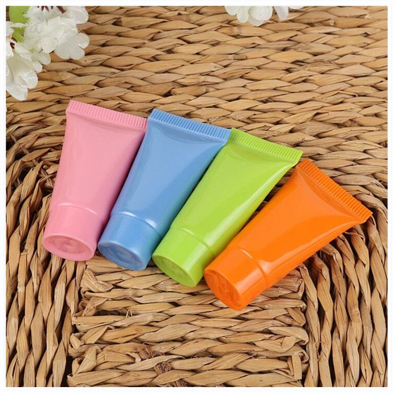 2019 5ml 10ml Soft Refillable Plastic Lotion Tubes Squeeze Cosmetic