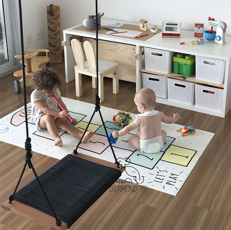 Ins New Design Children Jumping Tabs Digital Play Mat Game