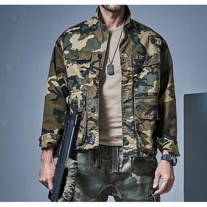 men's camouflage shirt jackets