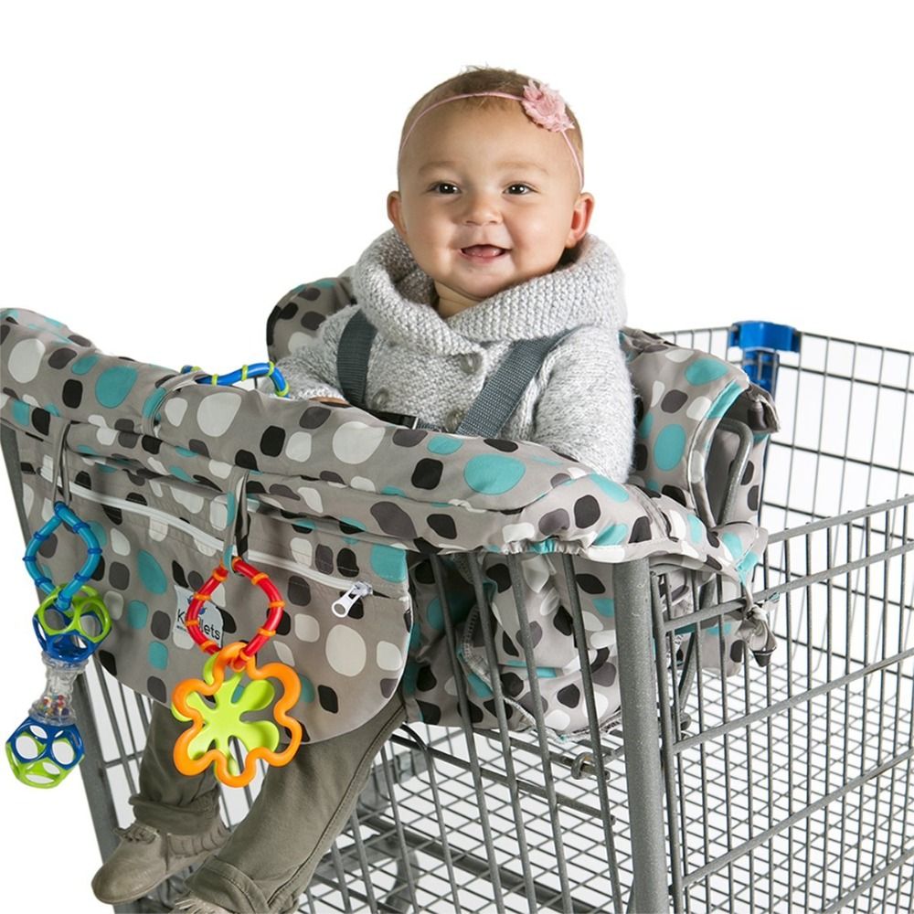 Includes Free Carry Bag Shopping Cart Cover for Baby,2in1 Foldable