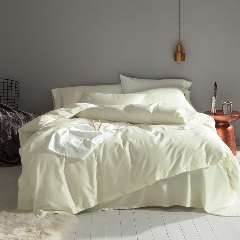 Solid White Silver Pink Color Egyptian Cotton Bedding Set Queen King Solid White Silver Pink Color Egyptian Cotton Bedding Set Queen King Double Size Fitted Bed Sheet Duvet Cover Pillowcase Bedroom Comforters Sets