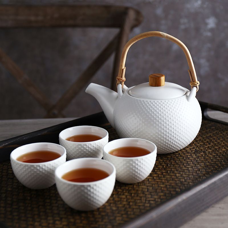 2021 Classic Tetsubin Design  Porcelain Tea  Set  With 1 