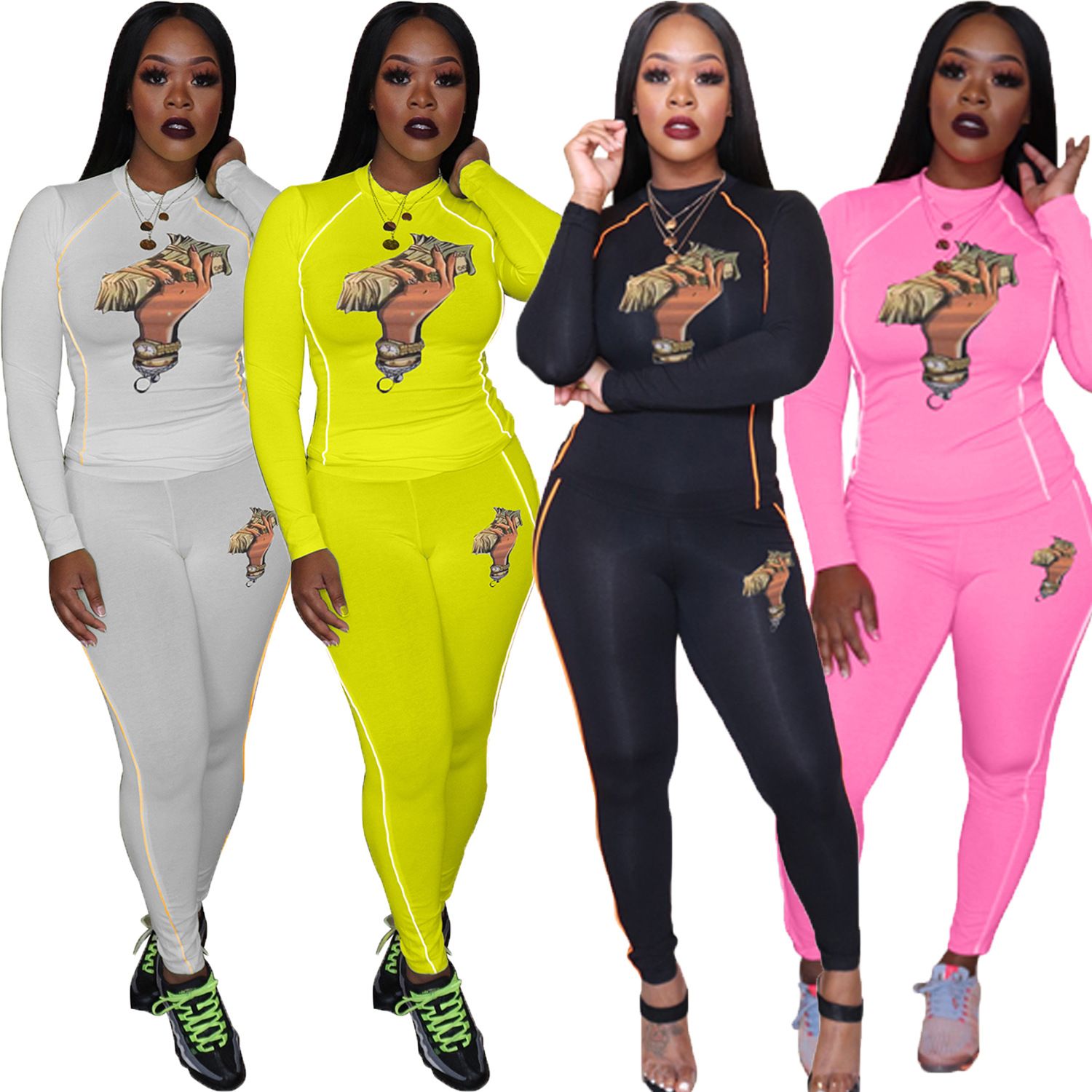 women's 2 piece jogging set
