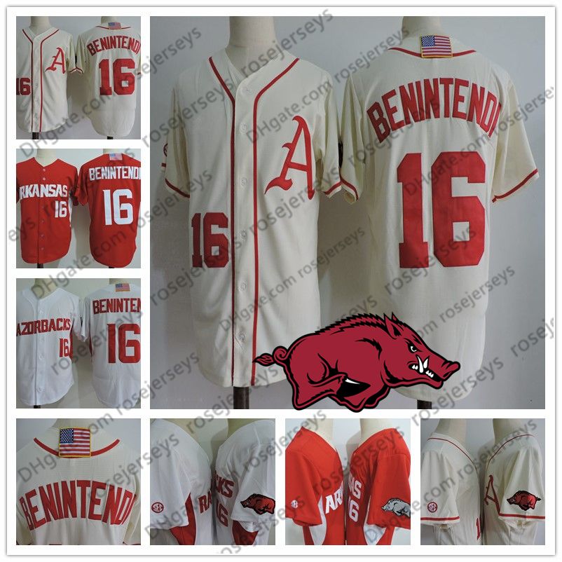 arkansas baseball jerseys