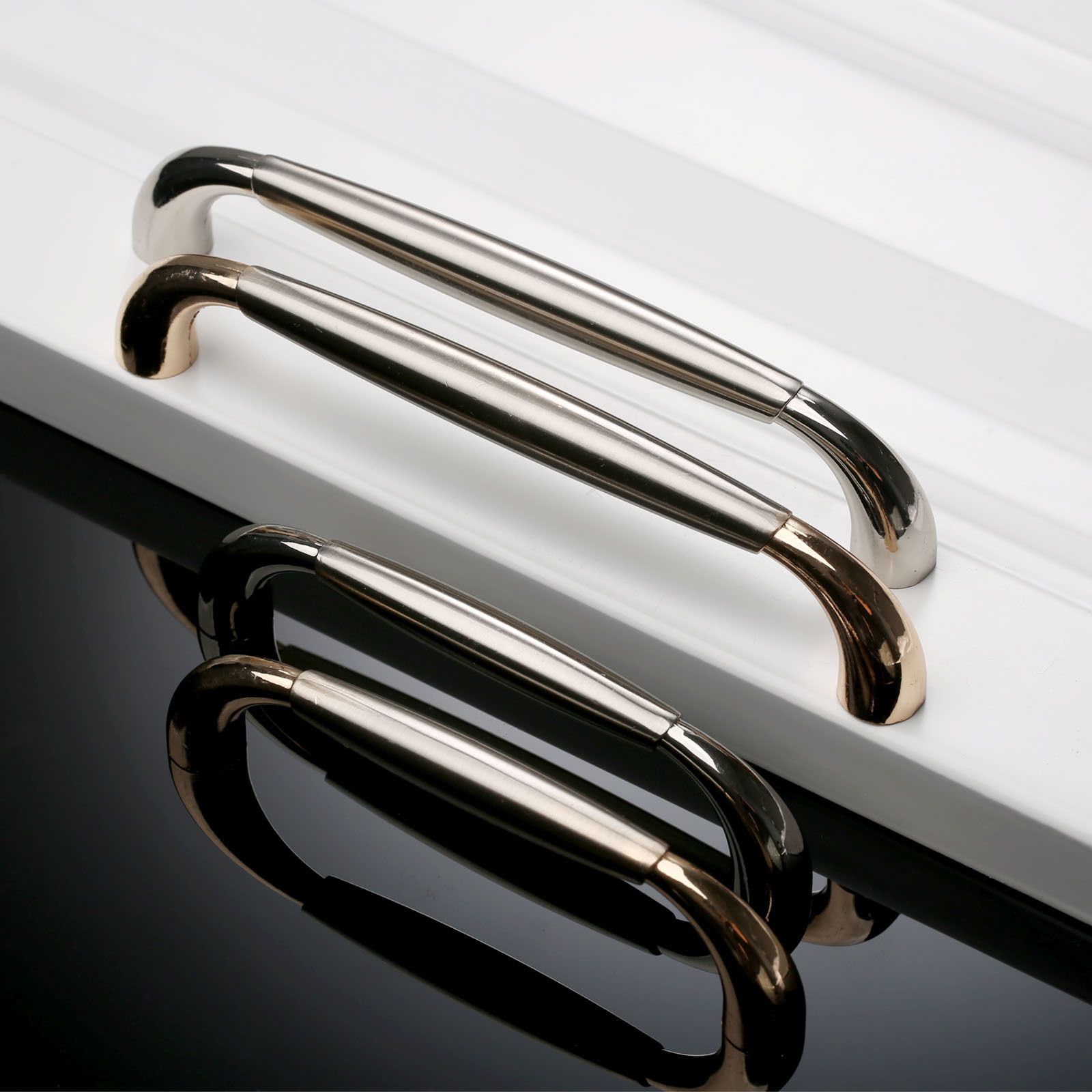 96mm 128mm European Cabinet Knobs And Handles Door Handle Alloy