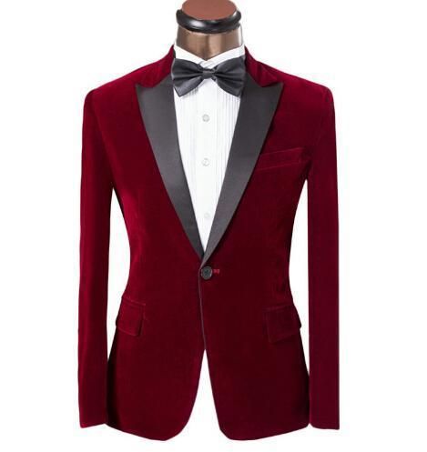 burgundy crazy2019 tuxedo groomsman flim