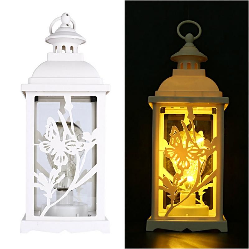 European Wrought Iron Erfly Glass Windproof Light Bulb Shape European Wrought Iron Erfly Glass Windproof Light Bulb Shape Table Lamp Wedding Garden Home Decoration Hanging Uk 2019 From Goddard