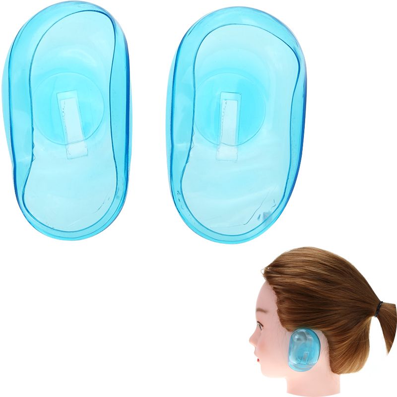 Compre 1 Par / Set Pro Salón De Silicona Transparente Cubierta Del Oído
