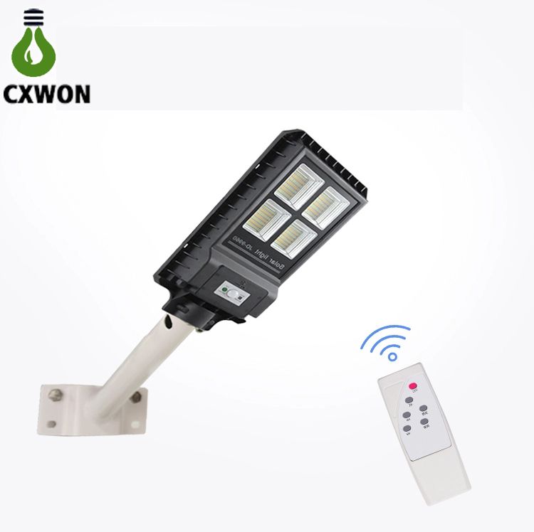 New Solar Street Light Outdoor Ip67 30w 60w 90w Motion Sensor Led Lights With Remote Control Powered Lighting