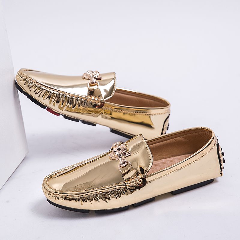 Größe Gold Turnschuhe Marke 13 Freizeitschuhe Mode Italienische Luxus Müßiggänger Männer Sommer Herren Lässig Pu Schuhe Große zGVpSUMq