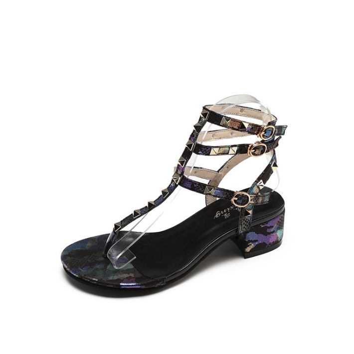 rainbow color sandals womens