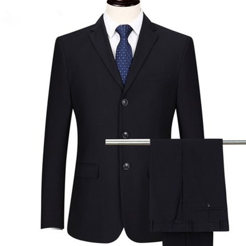 2021 Black Men'S Gentleman Suit Dress Men'S Business Formal Suit Three