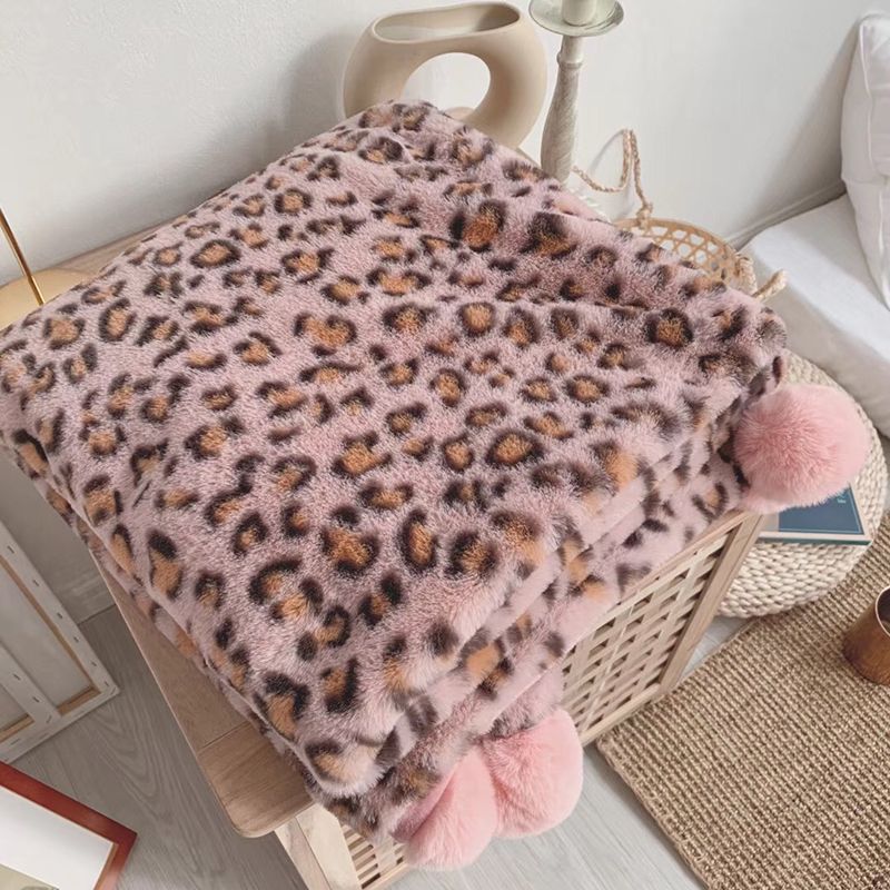 leopard print blanket dehair