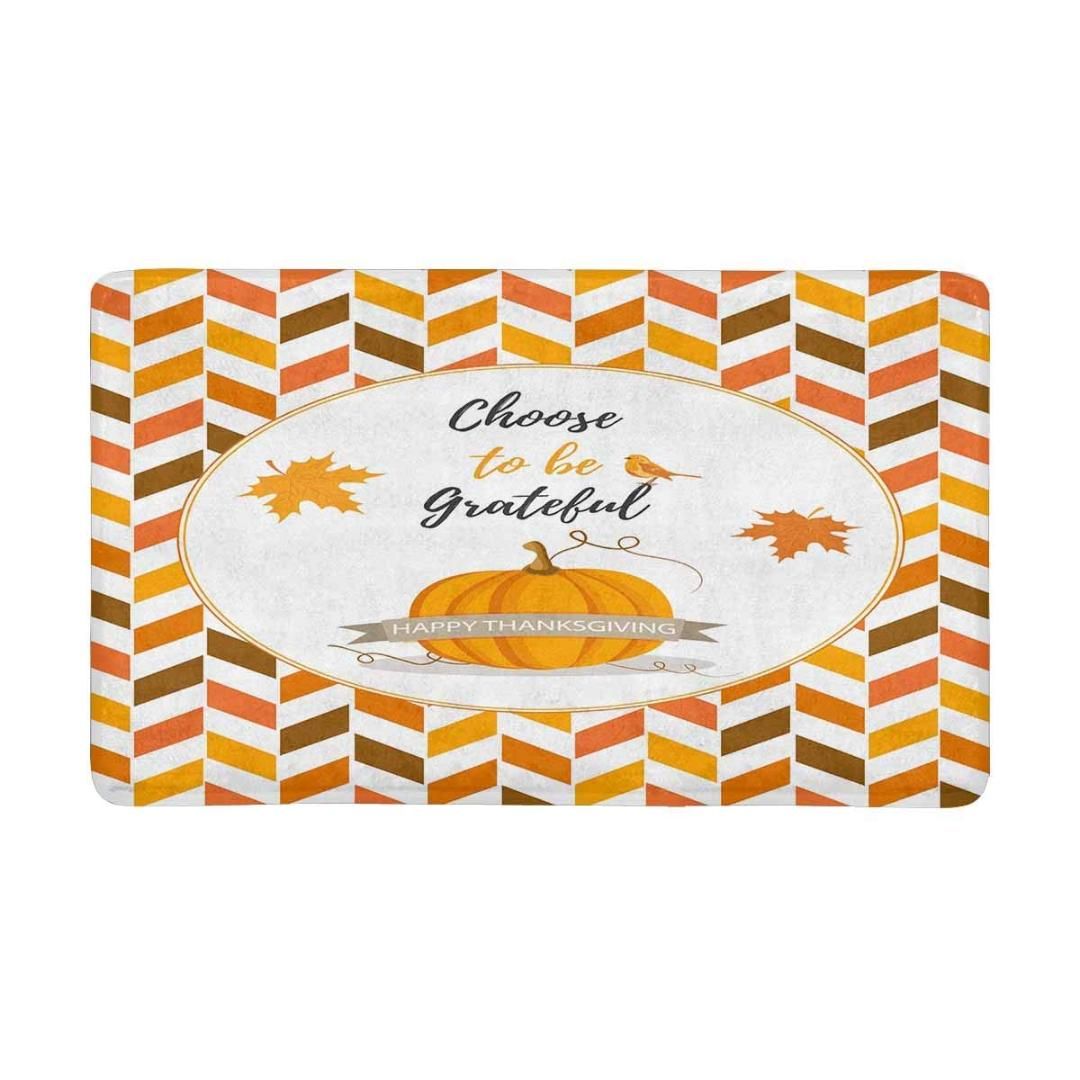 Holiday Thanksgiving With Pumpkin Indoor Doormat Non Slip Front Holiday Thanksgiving With Pumpkin Indoor Doormat Non Slip Front Entrance Door Mat Rug Mermaid Bathroom Decor Tatami Cushions For Garden Furniture Outdoor