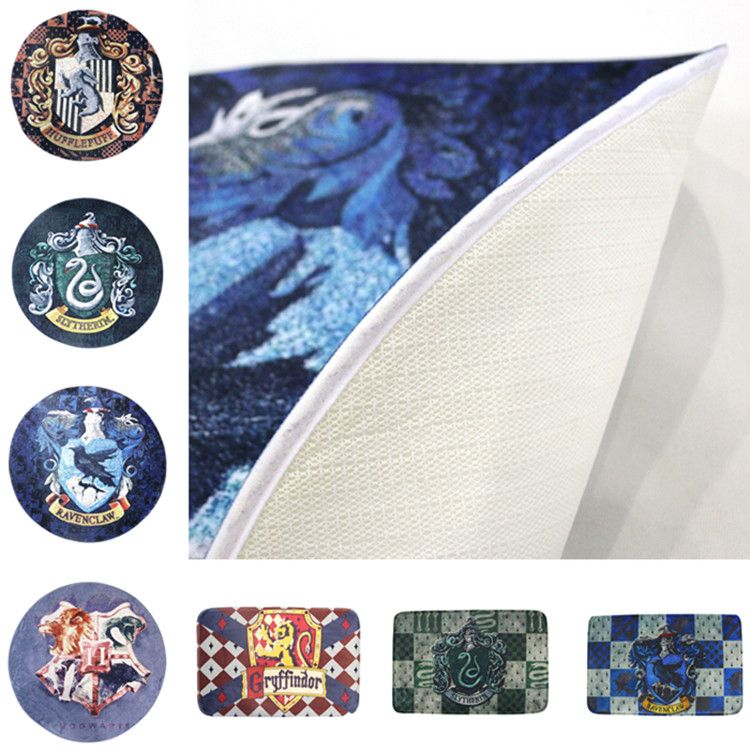 Harry Potter Tapestry 13 Styles Badge Tassels Carpet Gryffindor Slytherin Hufflerpuff Bedroom Carpet Party Figure Decoration 30pcs T1i1559