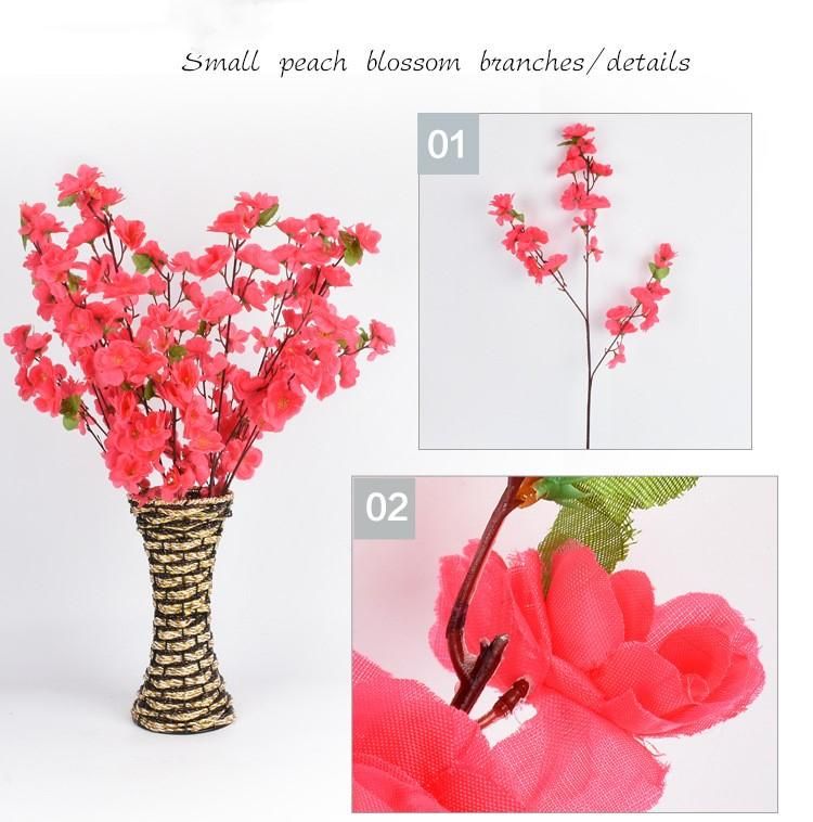 Maison Fleurs Artificielles Séchées Plastique Bouquet