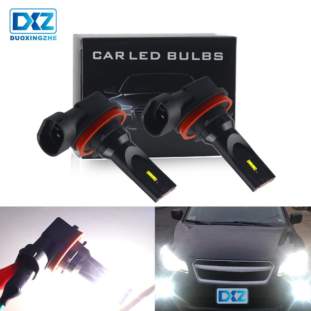 DXZ H8 H11 Led Fog Lights Blub H811 Car Driving Running Lamp Headlight