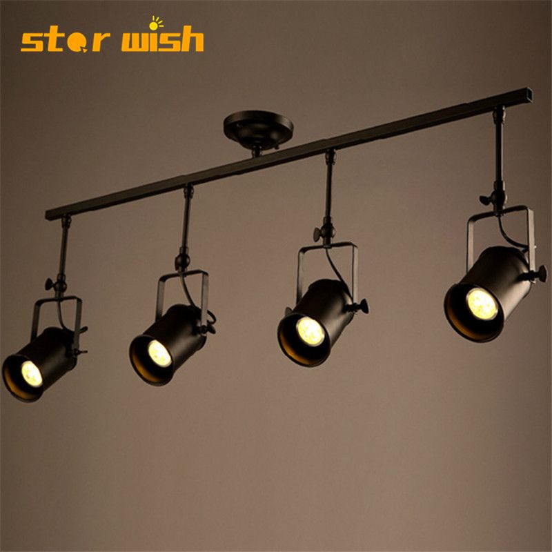 2019 Star Wish Industrial Loft 5w Led Track Spotlights American 2019 Star Wish Industrial Loft 5w Led Track Spotlights American Style Ceiling Spotlight Rod Lighting Clothing Bar From Stylenew 59 45 Dhgate Com