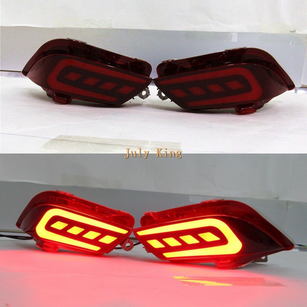 2021 July King Car LED Brake Light Case For Toyota Vios Sedan 2017