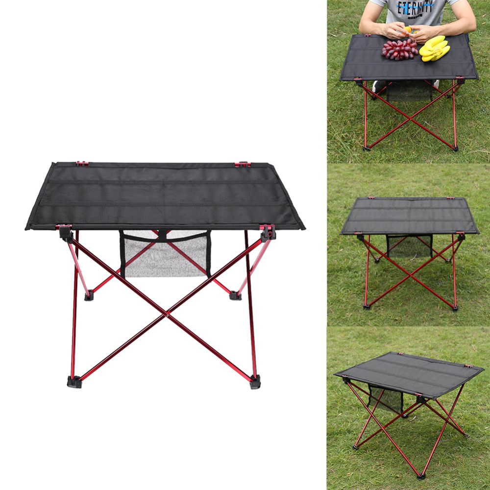 Ortable Folding Camping Chair Aluminum Alloy Oxford Cloth Outdoor Ultralight Portable Folding Table Camping Picnic Table Outdoor Barbecu