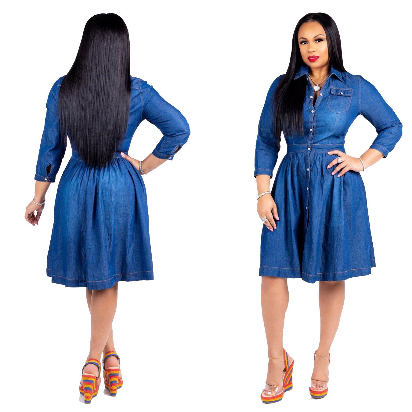 new casual frock design 2019