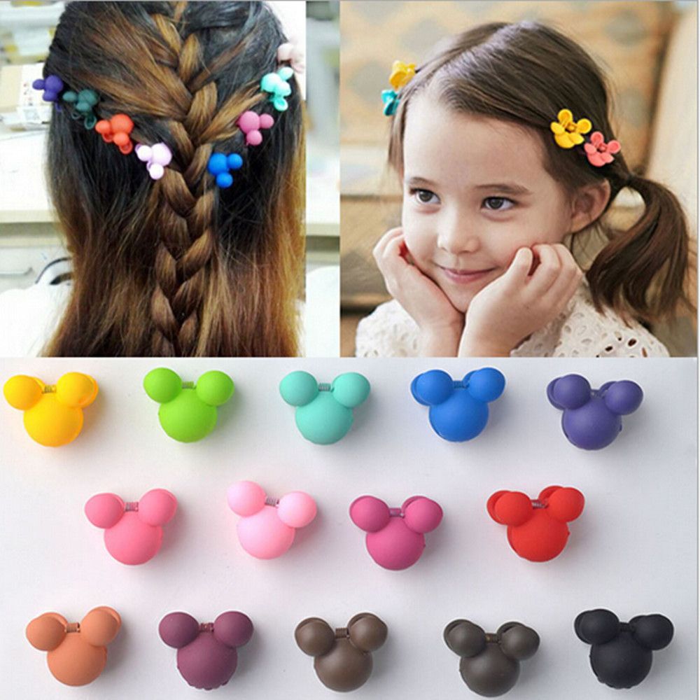 20 pcs/set korean hair claws hair accessories girls hairpin small flowers  hair clips bangs for children random colors