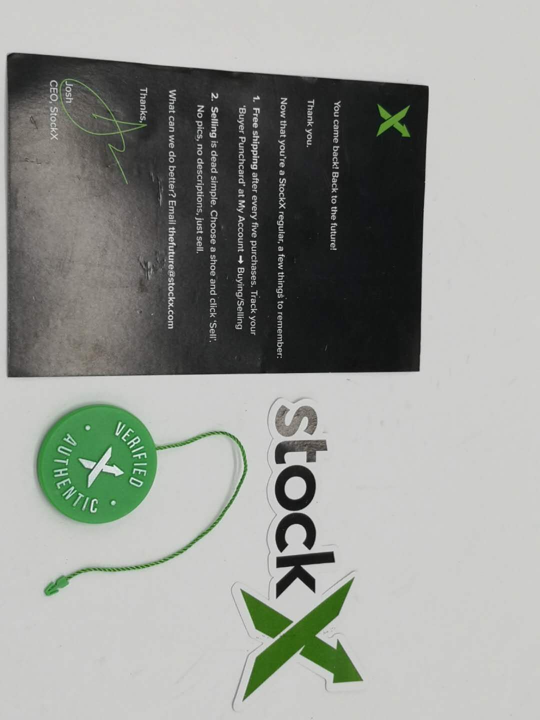 Acheter StockX Tag De Gros Code QR Code Autocollant Vert Vert Étiquette
