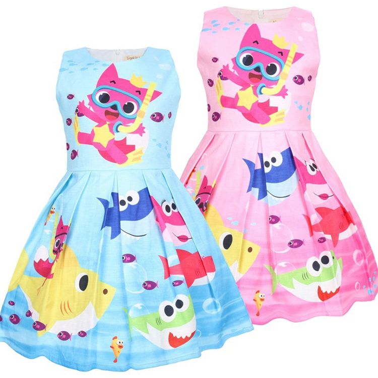 baby shark dresses for toddlers
