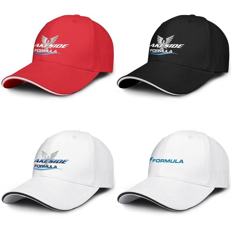Formula Boats Logo Vector Blue Baseball Adjustable Sandwich Hat Design