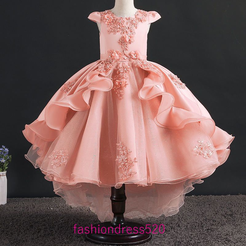 New Baby Infant Girls Polka Dot Dress Pageant Wedding Christmas Party Fancy 247