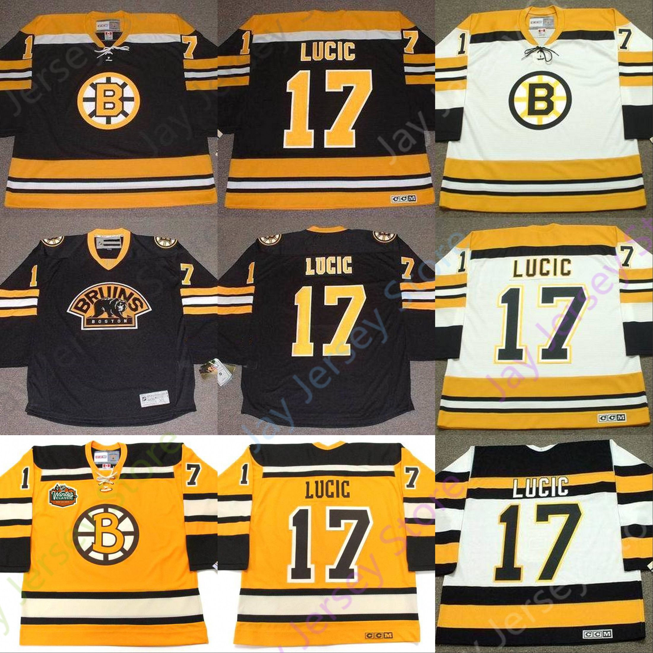 2020 Custom MILAN LUCIC Boston Bruins 1970