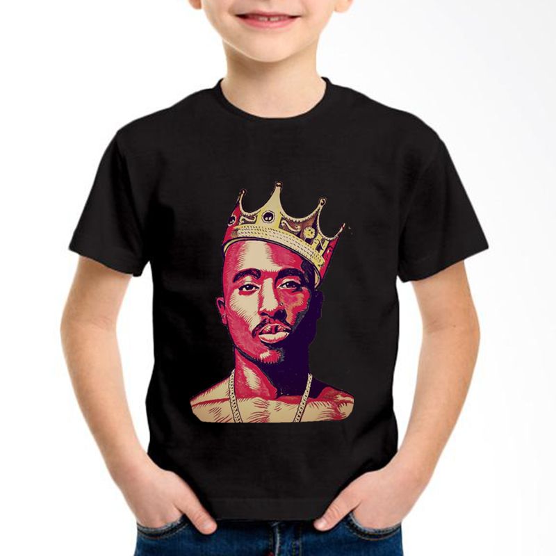 2019 2pac Hip Hop Swag Printed Children Cotton T Shirts Kids Tupac Amaru Shakur Summer Tees Boys/Girls Kpop Tops Baby Clothing,GKT007 From Usefully17,