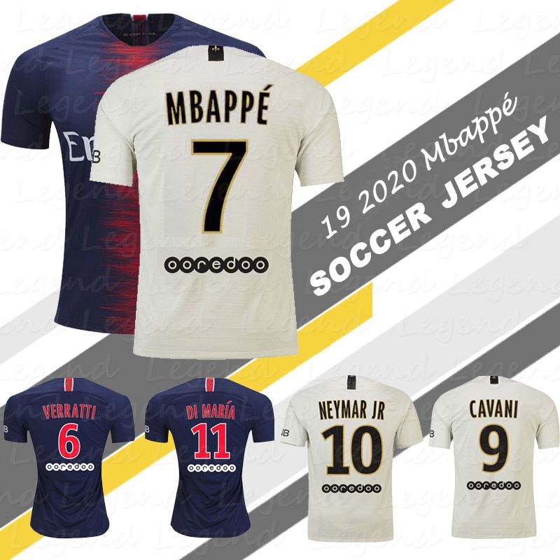 2019/20 FRANCE NATION 7 MBAPPE HOME GOLD NAME SET