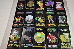 2019 Newest 42 Flavors Black HOLOGRAM Dank Vapes and Cereal Carts Packaging Box For 1 Gram ML Dank Vape G5 Cartridge