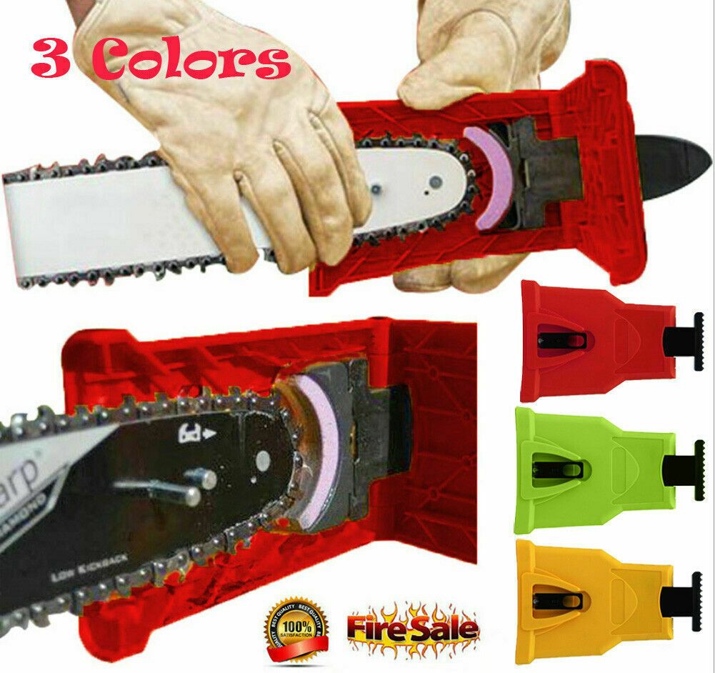 2020 Chainsaw Teeth Sharpener PowerSharp Bar Mount Chainsaw Chain