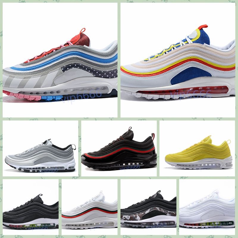 Nike Air Max Original barato Hombres Mujeres Deportes al aire libre zapatos 97 OG NRG 97S SE Plus QS PRM Diseñador de lujo oficial zapatillas de Nike Air Max Original barato Hombres Mujeres Deportes al aire libre zapatos 97 OG NRG 97S SE Plus QS PRM Diseñador de lujo oficial zapatillas de