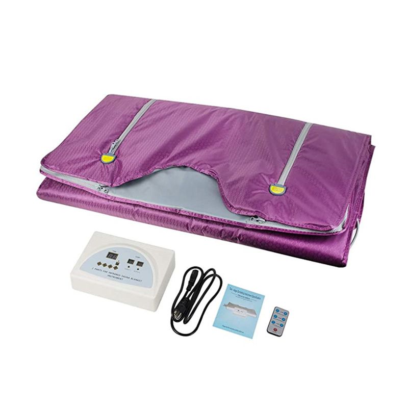 Fat Burning 2 Zones Far Infrared Blanket Sauna Slimming Heating Therapy