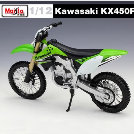 2019 112 Scale Kawasaki Kx 450f Motorbike Race Diecast Motocross
