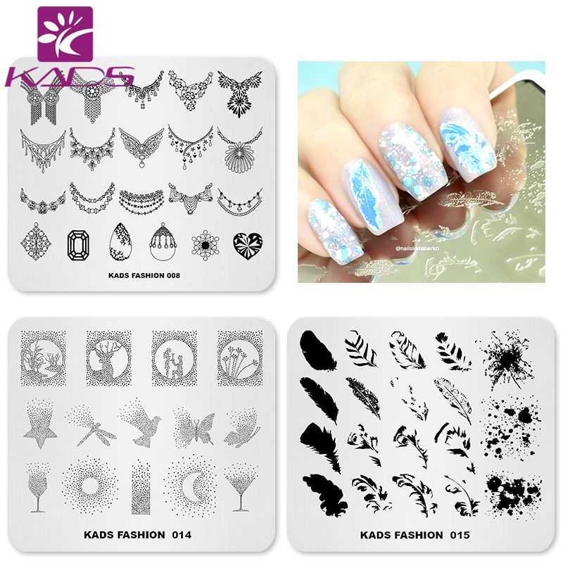 Wholesale Hot Nail Stamping Plates 7 Choices Fashion Flower Amp