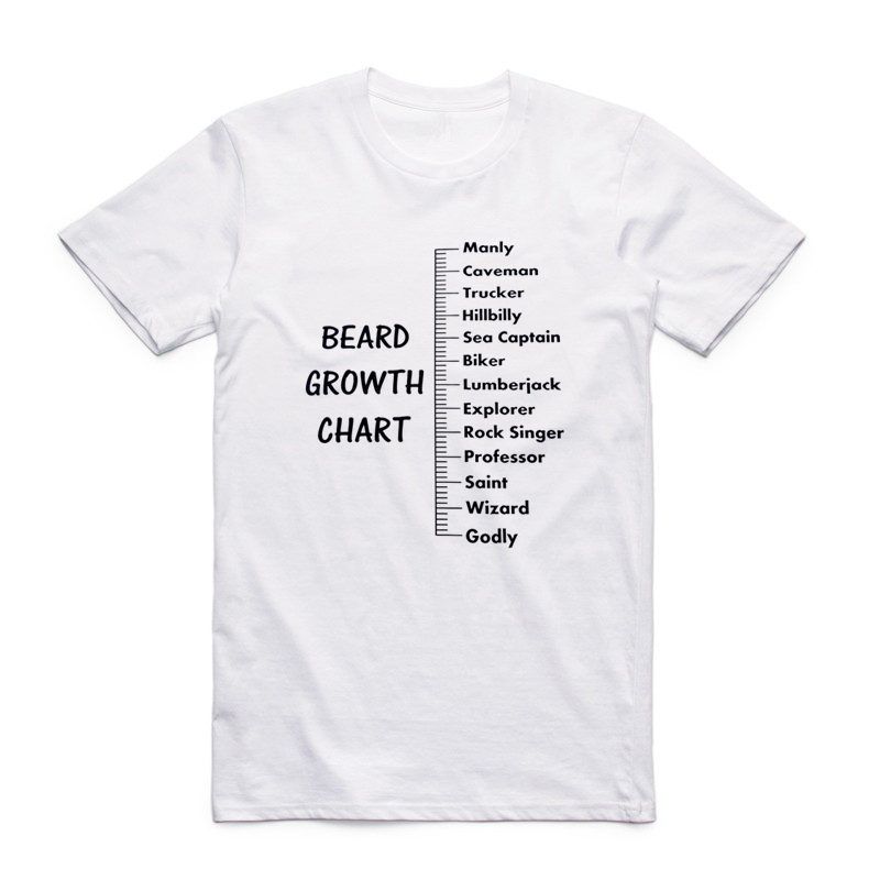 Beard Chart T Shirt