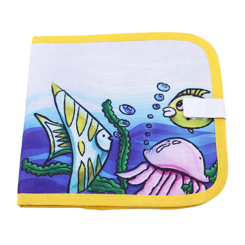 2021 New Square Plastic Cartoon 21*21 Cm Size Baby Drawing Toys Recycle