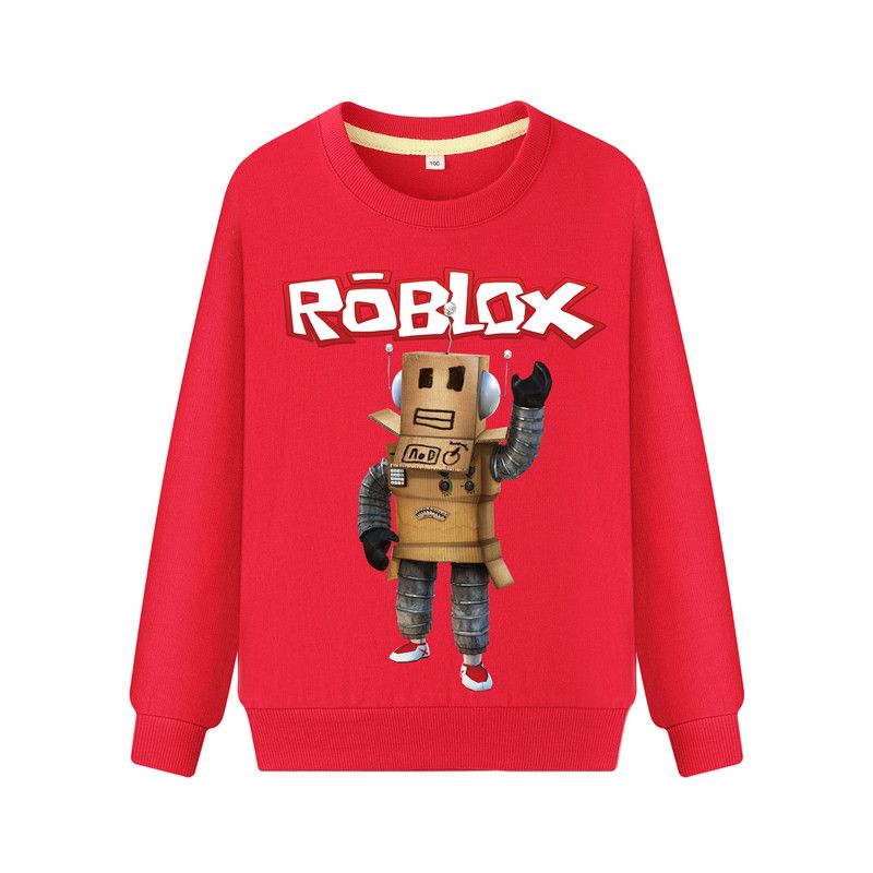 Hot Games Roblox Sweatshirt For Kids Clothing Boys 2019 Spring Long Sleeve Hoodies Costume Girls Clothes Children Hoodie Wk041 - 