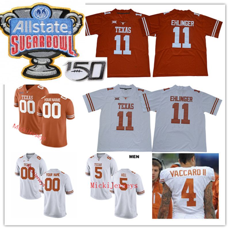 Custom Texas Longhorns Football Jersey Kris Boyd Casey Thompson Anthony