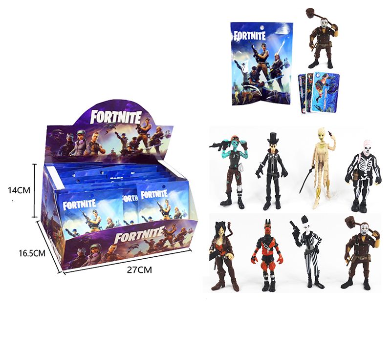 compre fortress noite jogo personagens 8 estilo fortnite plastico boneca brinquedos jogo fortnite llama esqueleto papel figura brinquedo incluindo embalagem - jogo fortnite personagens
