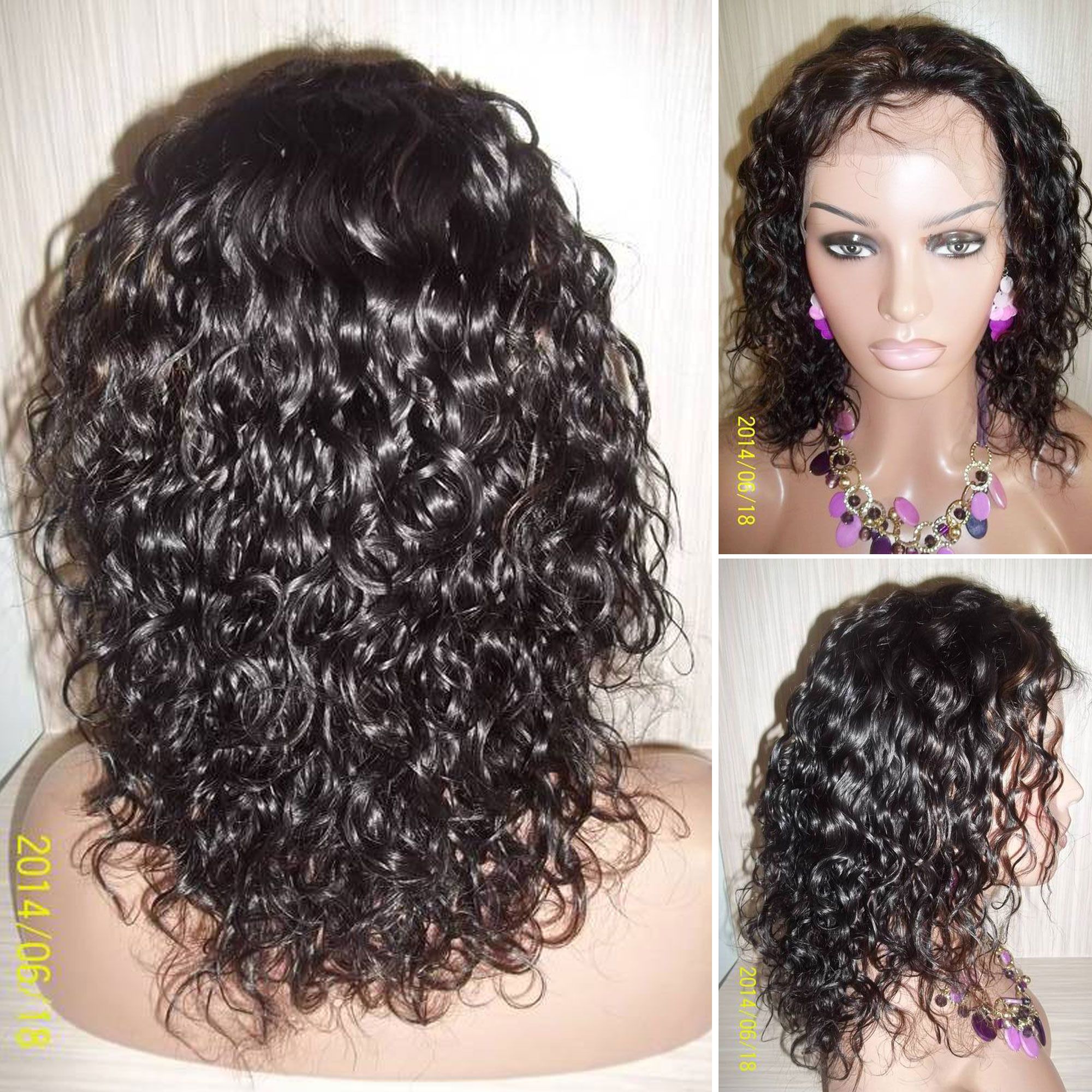 12 Karma Loose Deep Wave 1b Full Lace Wigs 100 Peruvian Virgin Human Hair Lace Front Wigs For Black Women