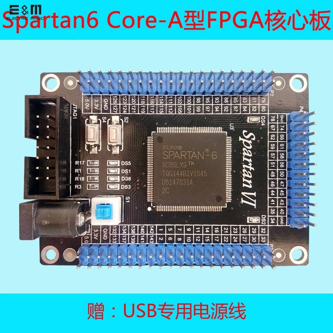2021 XILINX Spartan 6 Core A FPGA Development Starter Board XC6SLX9 ...