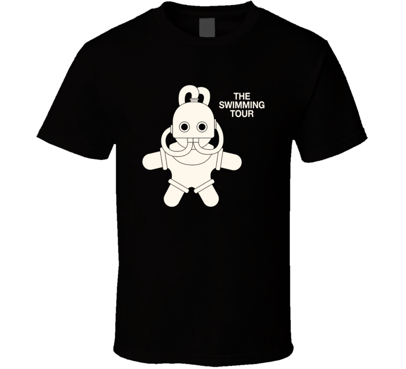 Mac Miller Swimming Pool Tour Logo Black White Tshirt Men T Shirt