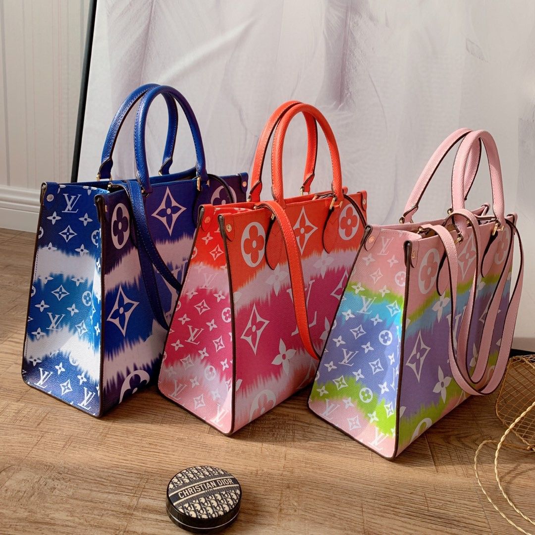 High Quality Designer Tote Womens Handbags Flower Lady Casual PU