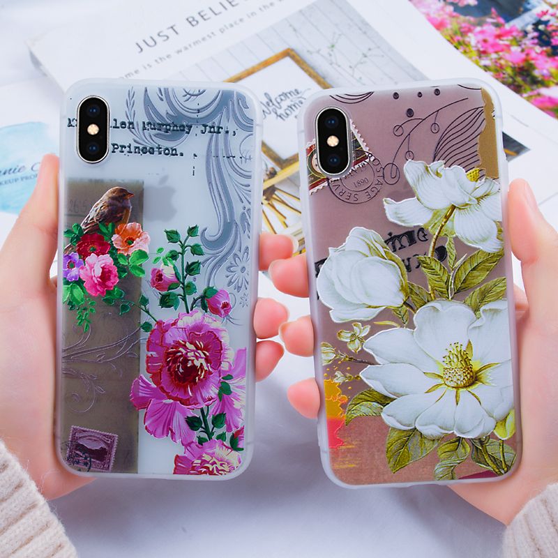 coque fleur iphone xs max